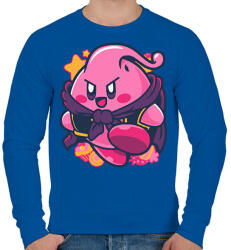 printfashion Kirby BUU - Férfi pulóver - Királykék (2552781)