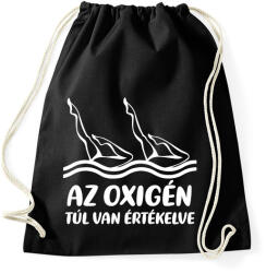 printfashion Oxigén - Sportzsák, Tornazsák - Fekete (15909443)