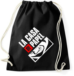 printfashion La casa de papel - Sportzsák, Tornazsák - Fekete (2524238)