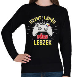 printfashion Férj leszek - Női pulóver - Fekete (13153639)