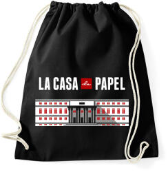 printfashion La casa de papel - Sportzsák, Tornazsák - Fekete (5030307)