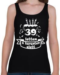 printfashion 39 lettem - Női atléta - Fekete (2500099)