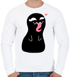 printfashion Venom - Férfi pulóver - Fehér (1358782)