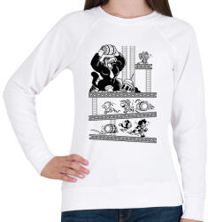 printfashion D-Ball - Női pulóver - Fehér (12482639)