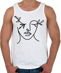 printfashion Női arc 04 - Férfi atléta - Fehér (11696202)