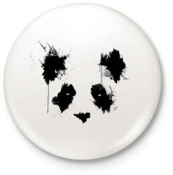 printfashion Festett panda - Kitűző, hűtőmágnes - Fehér (3079201)