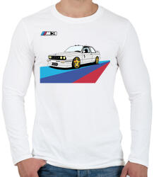 printfashion BMW M3 - Férfi hosszú ujjú póló - Fehér (2241502)