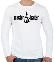 printfashion Csali mester - Férfi hosszú ujjú póló - Fehér (2464167)