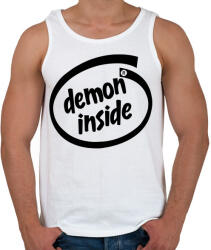 printfashion Demon Inside - Férfi atléta - Fehér (1085229)