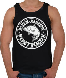 printfashion EszekAlszokPontyozokFeher-03 - Férfi atléta - Fekete (5253341)