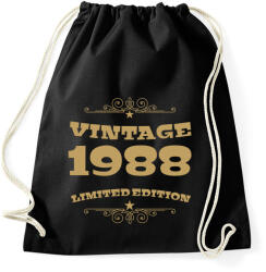 printfashion 1988 - Sportzsák, Tornazsák - Fekete (4095545)