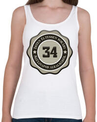 printfashion 34 - Női atléta - Fehér (7228786)