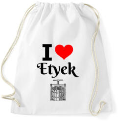 printfashion Etyeki piknik - Sportzsák, Tornazsák - Fehér (10734041)