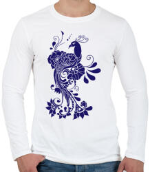 printfashion Madár2 - Férfi hosszú ujjú póló - Fehér (1170181)