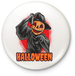 printfashion Halloween killer - Kitűző, hűtőmágnes - Fehér (16762523)