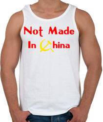 printfashion not-made-in-china-2 - Férfi atléta - Fehér (879295)