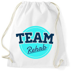 printfashion TEAM Rehab Blue - Sportzsák, Tornazsák - Fehér (251585)