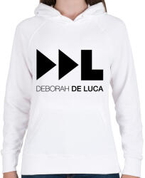 printfashion Deborah de Luca - Női kapucnis pulóver - Fehér (1803425)