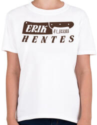 printfashion Legjobb hentes - Névvel - Gyerek póló - Fehér (9388565)