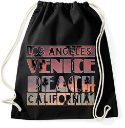 printfashion los angeles venice beach california - Sportzsák, Tornazsák - Fekete (4392815)