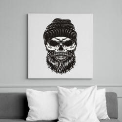 printfashion Koponya - Vászonkép - Fehér (6639453)