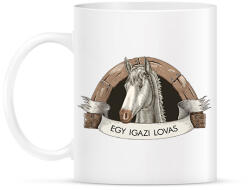 printfashion Egy igazi lovas - Bögre - Fehér (6323375)