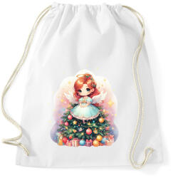 printfashion Karácsonyi angyal - Sportzsák, Tornazsák - Fehér (15008294)