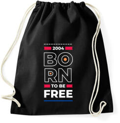 printfashion 2004 born to be free - Sportzsák, Tornazsák - Fekete (14347878)