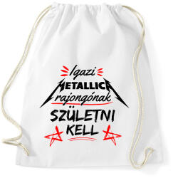 printfashion Metallica rajongók - Sportzsák, Tornazsák - Fehér (2687185)