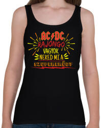 printfashion ACDC rajongó - Női atléta - Fekete (2648179)