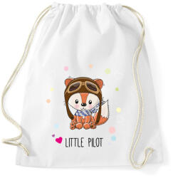 printfashion Róka - Sportzsák, Tornazsák - Fehér (1652480)