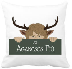 printfashion Az agancsos fiú - Párnahuzat, Díszpárnahuzat - Fehér (6574285)