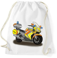 printfashion mentőmotor - Sportzsák, Tornazsák - Fehér (2912702)
