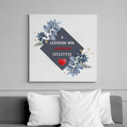 printfashion Legszebb nők január - Vászonkép - Fehér (6632474)