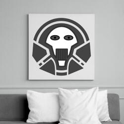 printfashion skull_1 - Vászonkép - Fehér (13089262)