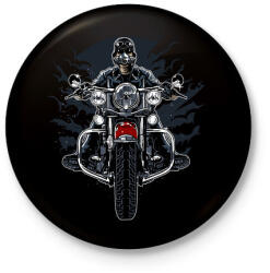 printfashion Vad motoros - Kitűző, hűtőmágnes - Fekete (3092985)