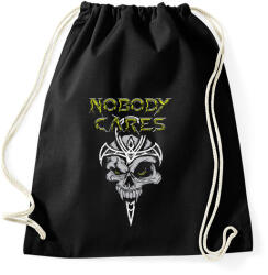 printfashion Nobody cares - Sportzsák, Tornazsák - Fekete (2810947)