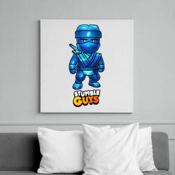 printfashion Stumble guys - Dynamitron - Vászonkép - Fehér (15313255)