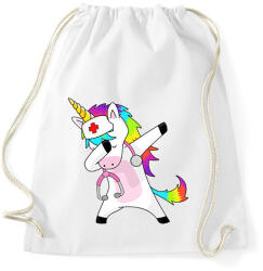 printfashion Unikornis doktor - Sportzsák, Tornazsák - Fehér (1529498)