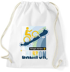 printfashion Balaton körbetekerés - Sportzsák, Tornazsák - Fehér (7664771)
