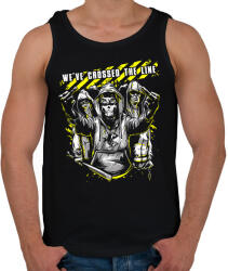 printfashion Szabályszegők - Férfi atléta - Fekete (2585219)