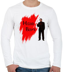 printfashion hello boys - Férfi hosszú ujjú póló - Fehér (1313089)