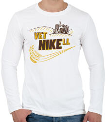 printfashion VetNIKEll - Férfi hosszú ujjú póló - Fehér (14098890)