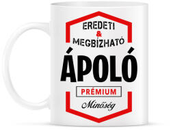 printfashion Ápoló prémium minőség - Bögre - Fehér (1432563)