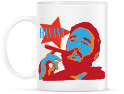 printfashion Havanna szivar & Fidel Castro - Bögre - Fehér (4109610)