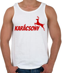 printfashion KARÁCSONY 2 - Férfi atléta - Fehér (10749870)