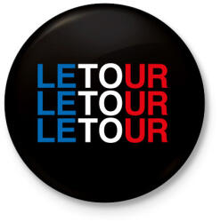 printfashion Le Tour - Kitűző, hűtőmágnes - Fekete (3093600)