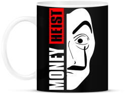 printfashion La Casa de Papel - A nagy pénzrablás - Money Heist - Bögre - Fekete (5794097)