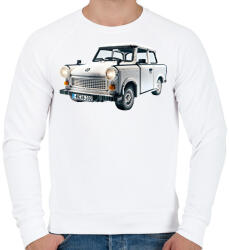 printfashion LEGO Trabant - Retro autó - Férfi pulóver - Fehér (15533064)