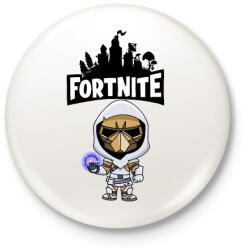 printfashion Fortnite Fusion - Kitűző, hűtőmágnes - Fehér (3083560)